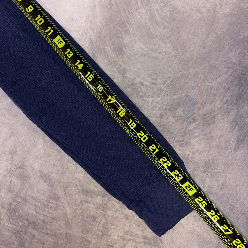 Polo Ralph Lauren Mens Waffle Knit Thermal Crest Logo Sleepwear Top Blue Large
